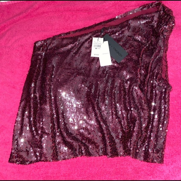 Ashley Stewart Burgundy Sequin Set 18/20 - Picture 5 of 5